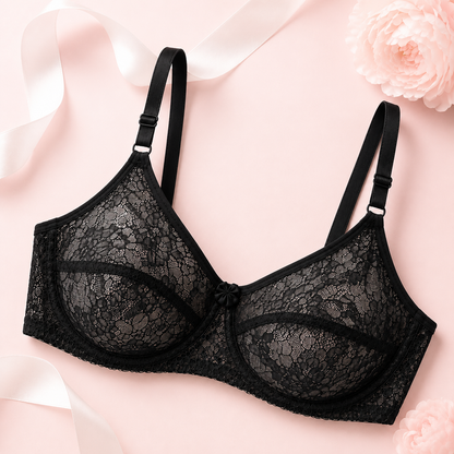 Pack of 6 - Belle & Breeze Essential Comfort – Summer Net Bra
