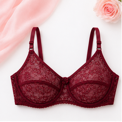 Pack of 6 - Belle & Breeze Essential Comfort – Summer Net Bra