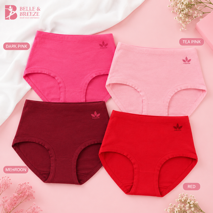 Belle & Breeze Women's Fashion Seamless Cotton Underwear