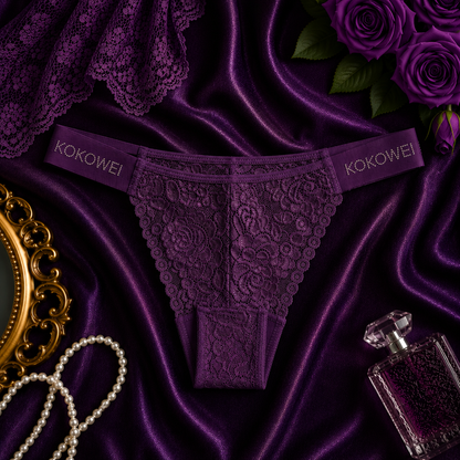Premium Floral Lace Panties for Women | Soft Stretch | Elegant Everyday Comfort Underwear