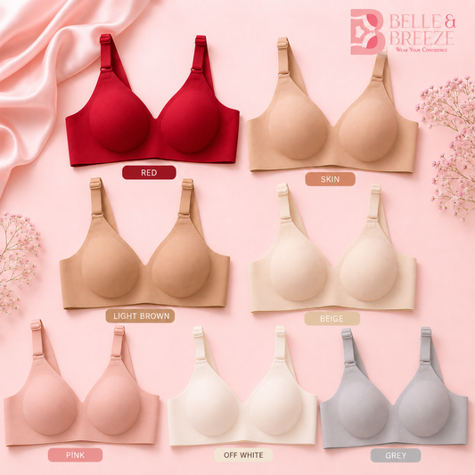 AirFeel  Seamless Wireless Comfort Bra | Soft Lift, Full Support & All-Day Comfort