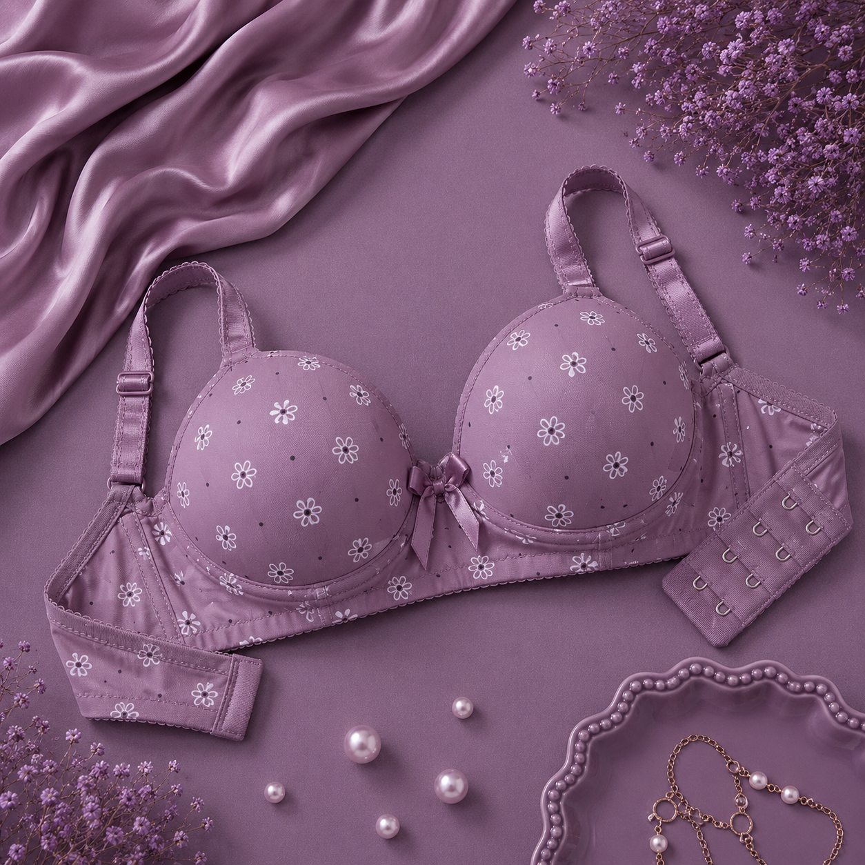 Blossom Foam Padded Bra for Women  Soft Comfortable Everyday Wear
