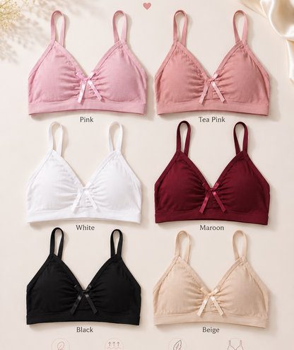 Belle & Breeze Soft Ribbed Comfort Bra