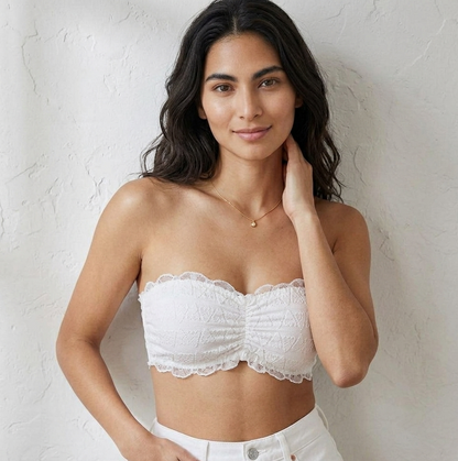 Belle & Breeze Everyday Elegance Strapless Blouse