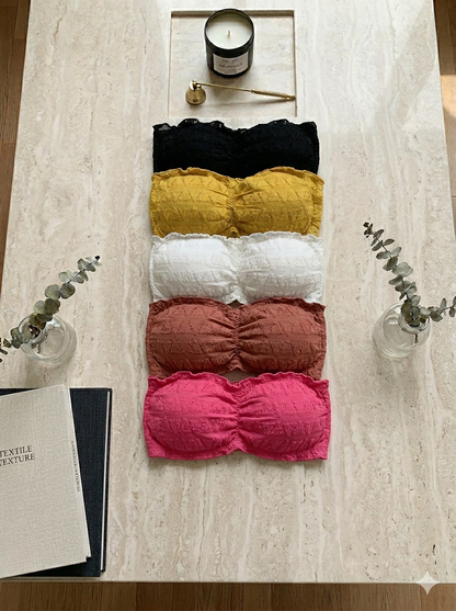 Belle & Breeze Everyday Elegance Strapless Blouse