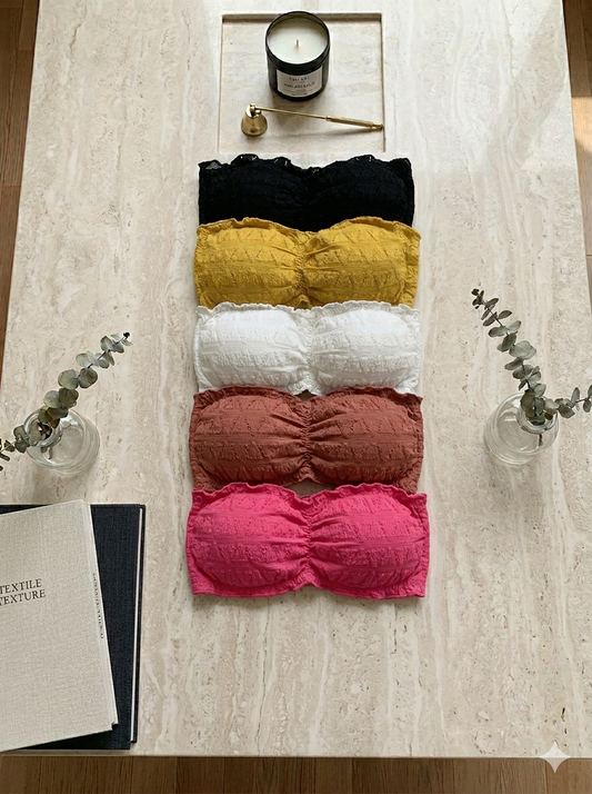 Belle & Breeze Everyday Elegance Strapless Blouse